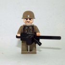 US Soldier WW2 Machine gunner custom minifigure movie building  Army toy figure