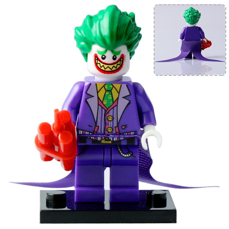 Joker Batman DC Custom minifigure cartoon movie! building toy figure!!!