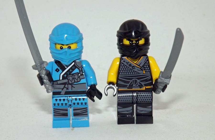 Cole & Jay Ninjago Custom minifigure movie building toy figure
