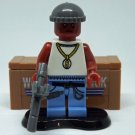 Gangster Army soldier Custom minifigure Comic movie building green hat army toy figure