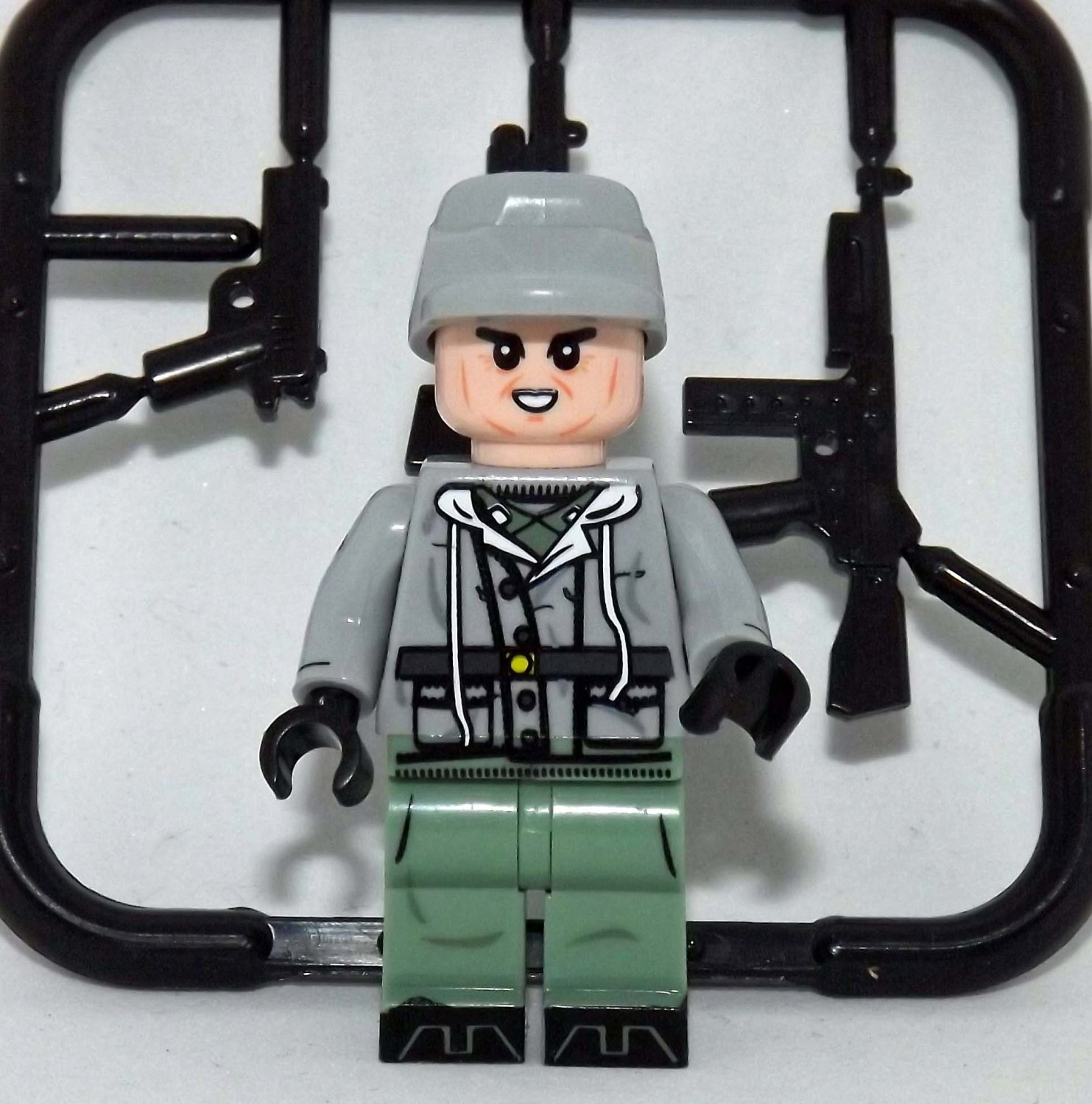 German Soldier Winter WW2! custom minifigure movie building  Army toy figure!