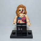 Female Zombie Walking Dead Custom minifigure HBO TV Show zombie Horror movie building toy figure!