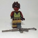 Solider Black female Fortnite Game Custom minifigure movie building toy figure