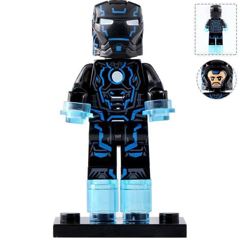 Iron-Man Mark 4 Neon Tech Marvel Custom minifigure building movie toy figure