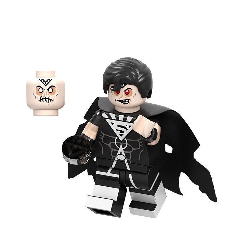 Blackest Night Superman DC Custom minifigure cartoon! movie building toy figure