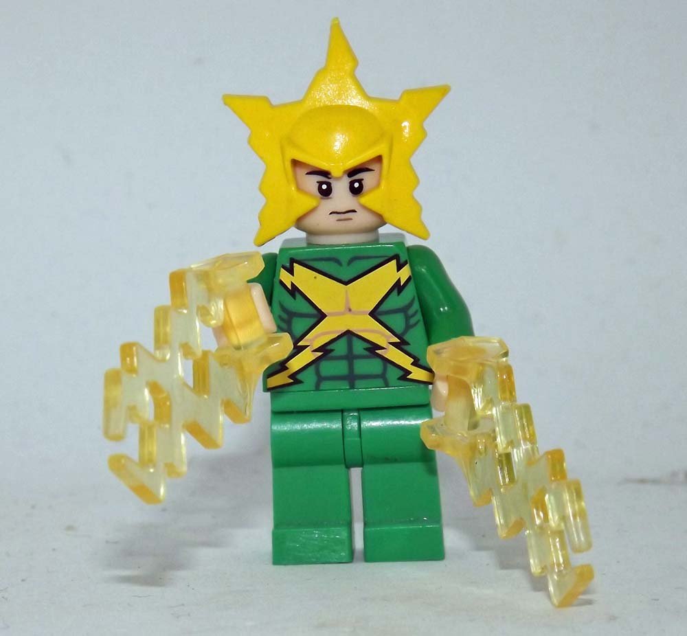 Electro Spider-man Marvel Comic minifigure building toy figure