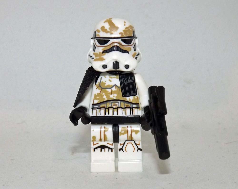 Sand trooper Stormtrooper Star Wars  Custom minifigure movie building! toy figure