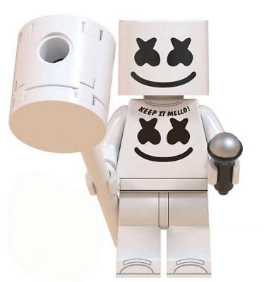 Marshmello DJ music Custom minifigure movie building toy figure!