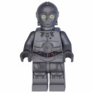 Silver K3PO Droid Star Wars Custom minifigure movie building toy figure!
