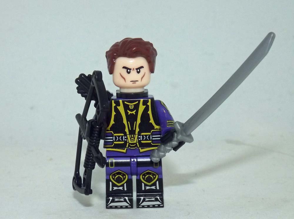 Hawkeye End Game Marvel Custom minifigure movie building toy figure!