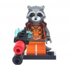 Rocket Raccoon Guardian's of the Galaxy Custom minifigure movie building toy figure