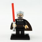 Count Dooku Star Wars Sith lord Custom minifigure movie building toy figure