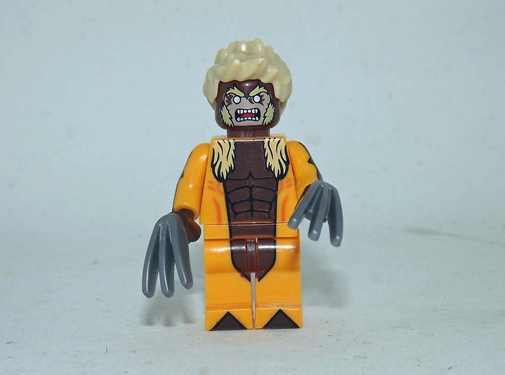 Sabretooth X-Men comic Marvel Custom minifigure Comic version building toy figur!
