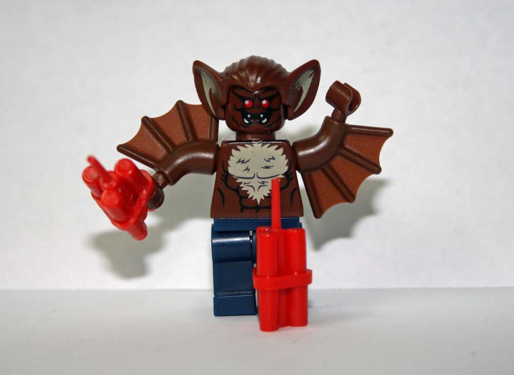 Man-Bat Batman DC Custom minifigure cartoon movie building toy figure!!