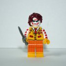 Joker McDonalds clown Batman DC Custom minifigure cartoon movie! building toy figure!!!