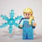 Elsa Frozen Disney Custom minifigure movie building Pixar Cartoon toy figure