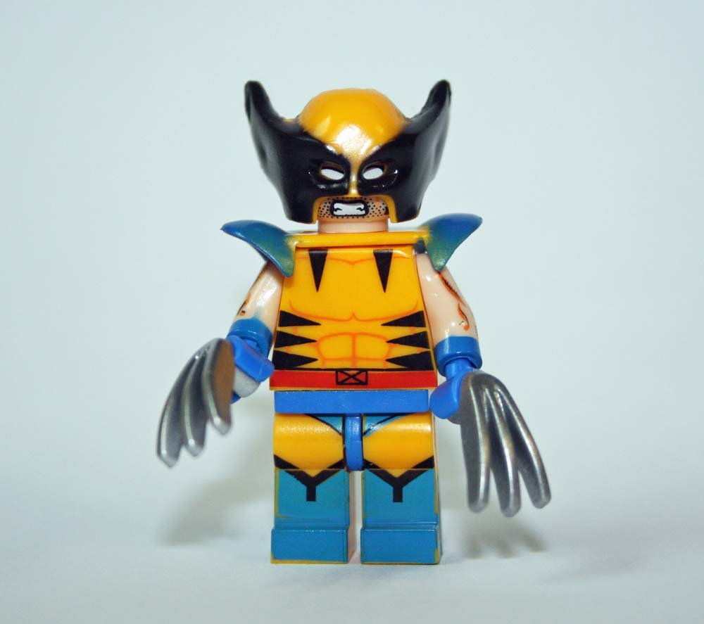 Wolverine X-Men movie Marvel Custom minifigure Comic version building toy figur!