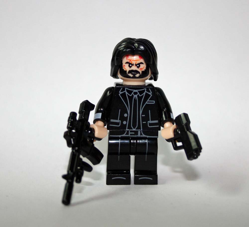 John Wick Action movie Custom minifigure movie building toy figure