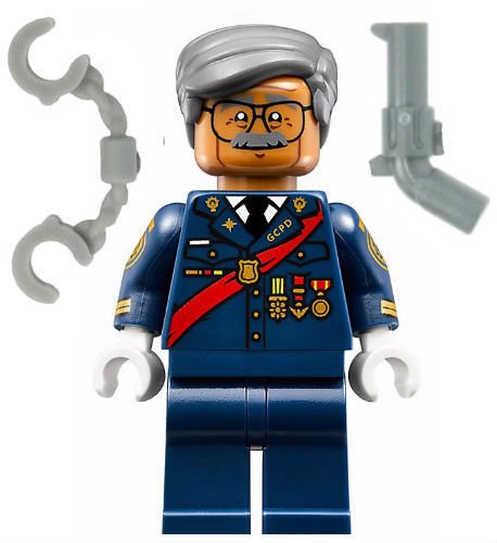 Comissioner Gordon Batman DC Custom minifigure cartoon movie building toy figure!!