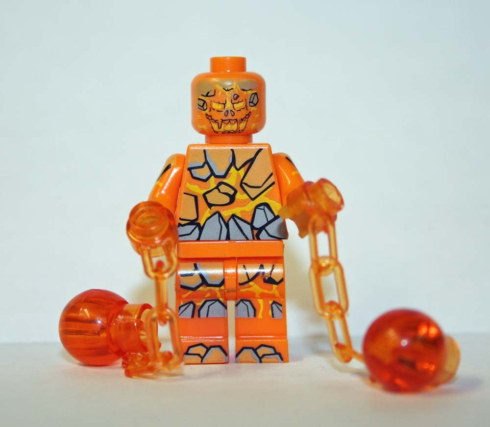 Molten-Man Spider-Man Marvel Custom minifigure movie building toy figure!!!