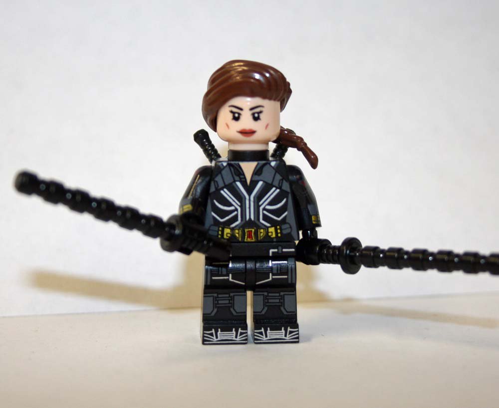Iron Maiden Black Widow Marvel Custom minifigure movie building toy figure!