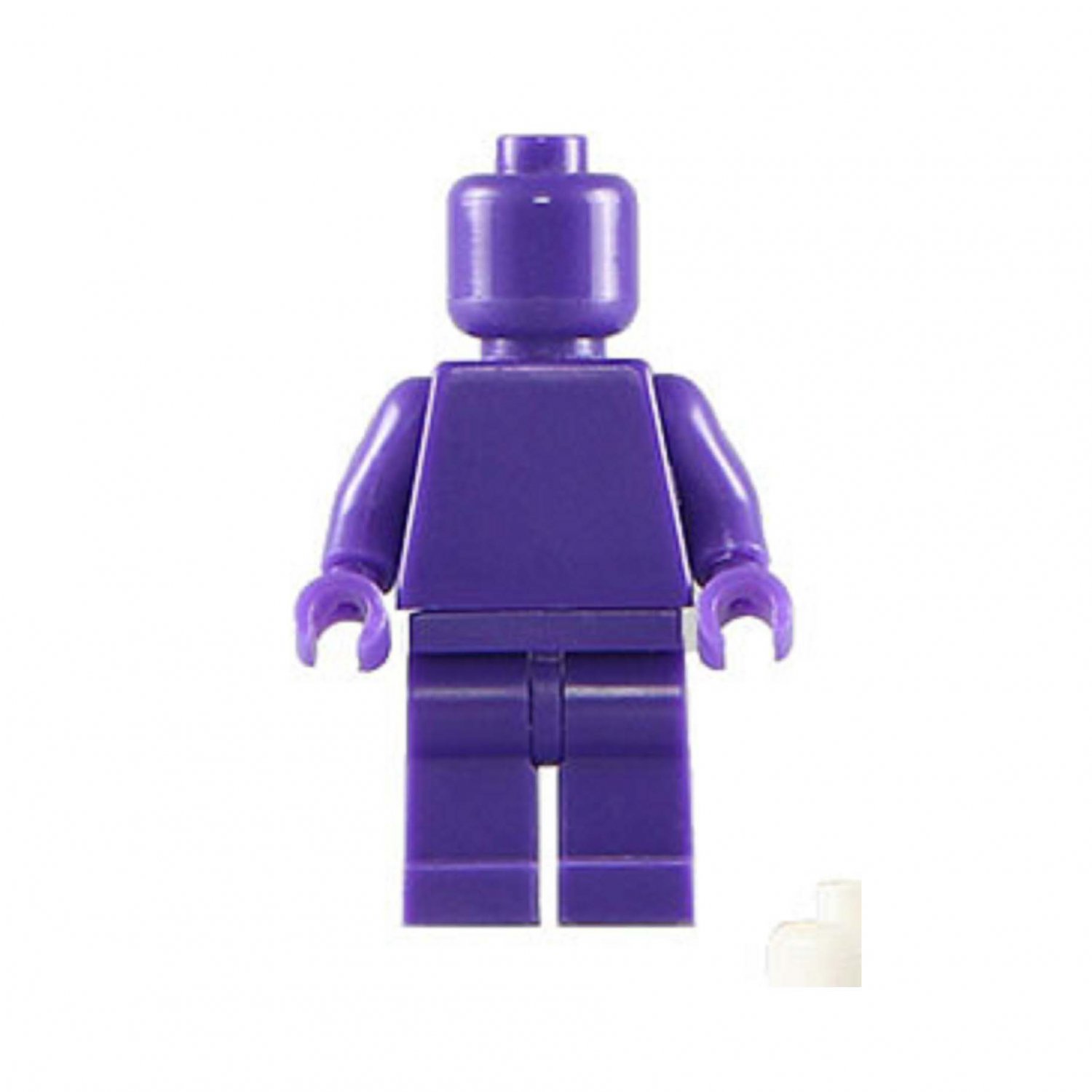 Dark Purple Blank Plain DIY Custom minifigure movie building toy figure