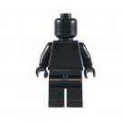 Black Blank Plain DIY Custom minifigure movie building toy figure