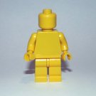Yellow Blank Plain DIY Custom minifigure movie building toy figure