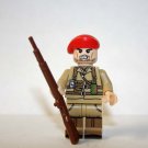 British Airborne Army Soldier WW2 minifigure movie building  paratrooper toy figure!