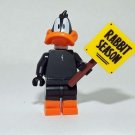 Daffy Duck minifigure Looney Tunes  movie TV cartoon Custom building toy figure