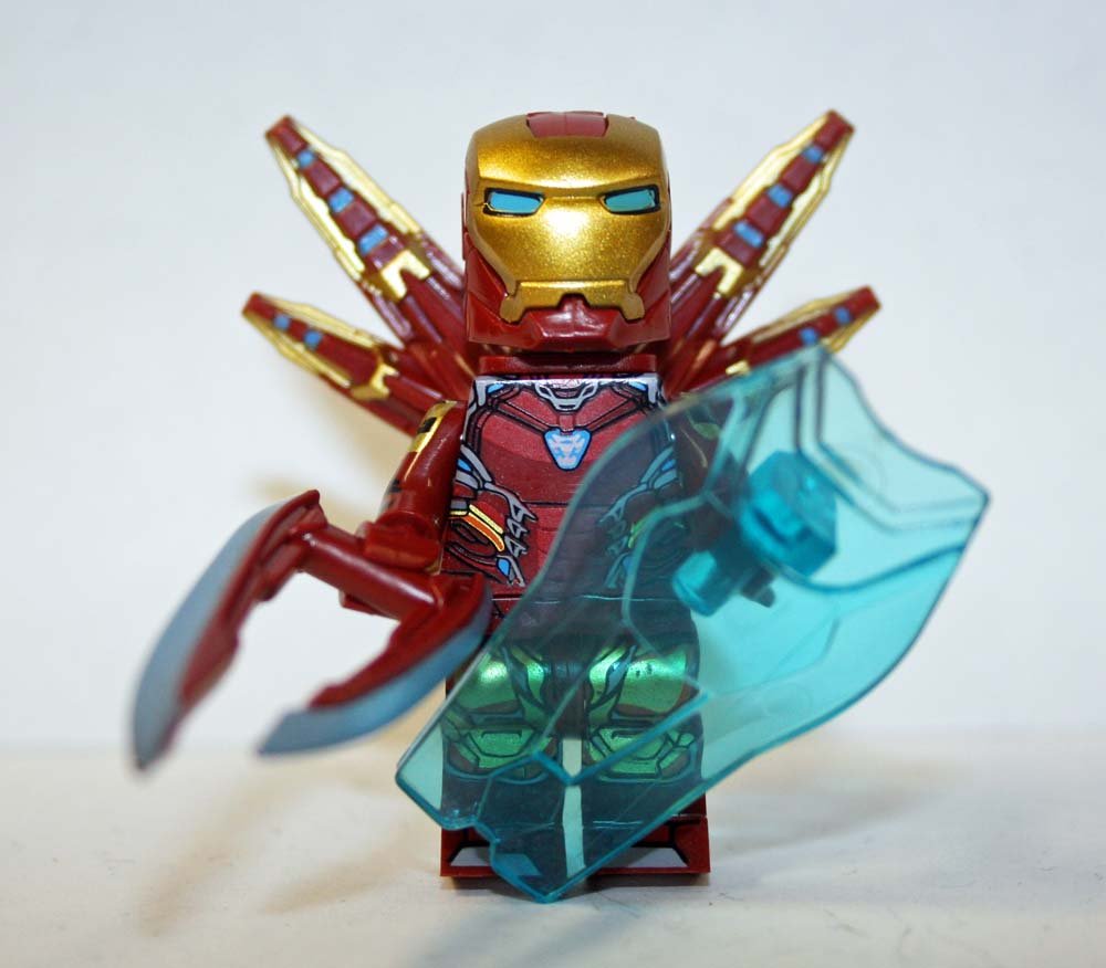 Iron-Man End Game type 2 Marvel Custom minifigure movie building toy figure