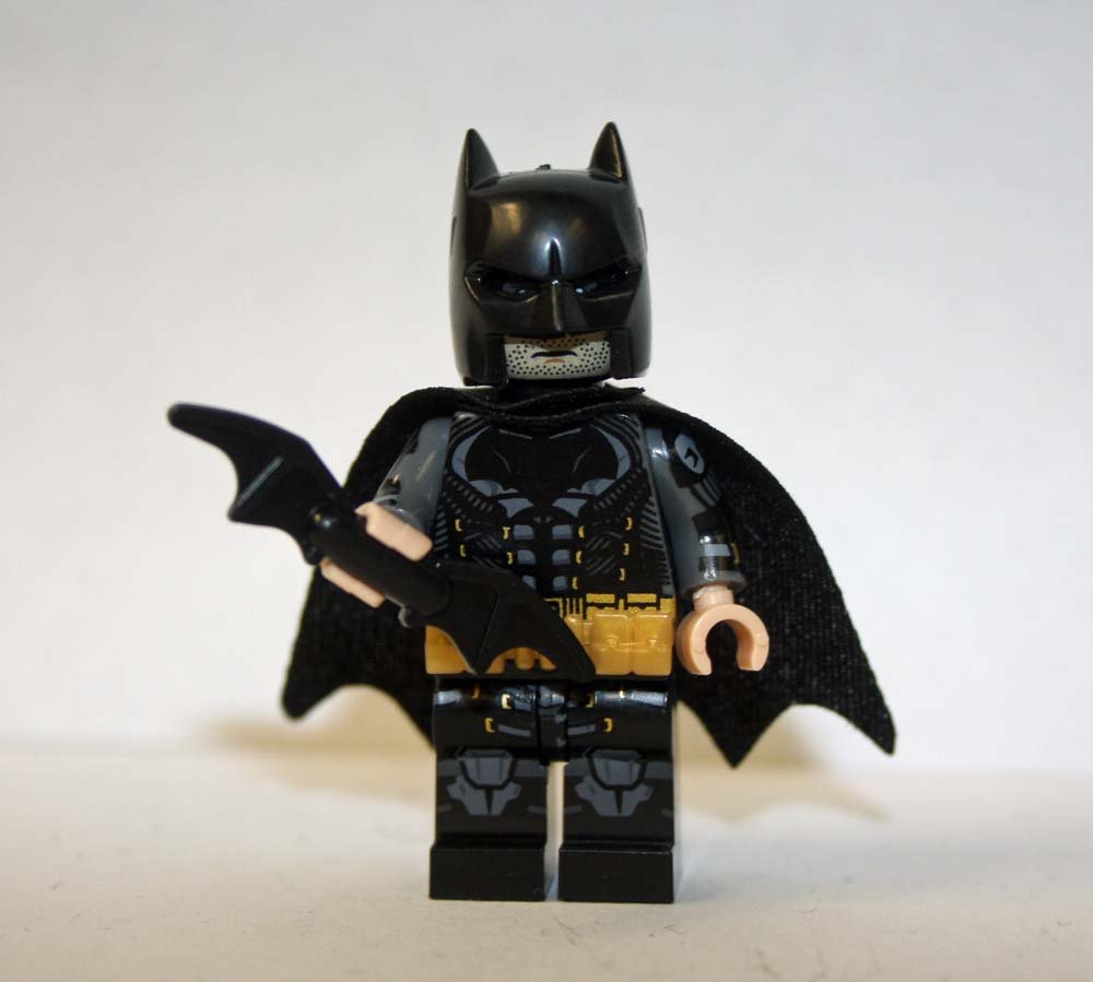 Batman Tactical suit DC Custom minifigure cartoon movie building toy figure!