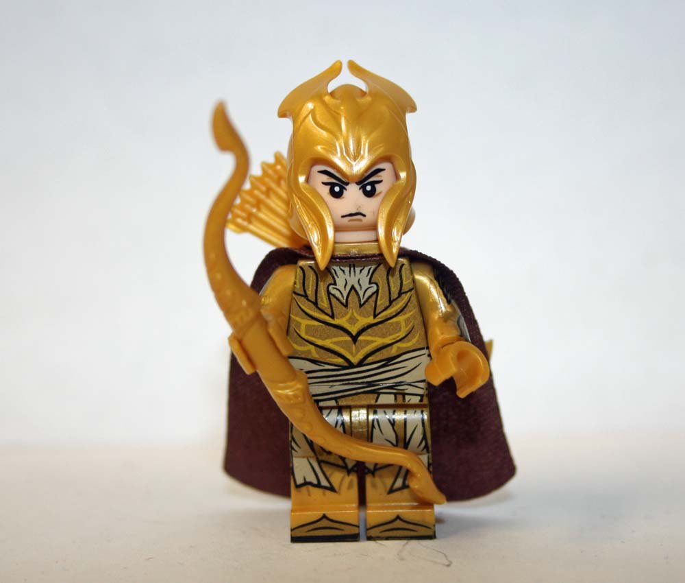 Elf warrior Archer type 2 LOTR Custom minifigure movie Lord Rings building toy figure