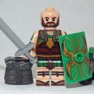 Roman legionary soldier green Custom minifigure building army castle knight toy figure
