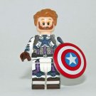 Captain America white suit Marvel Custom minifigure movie building toy figure!