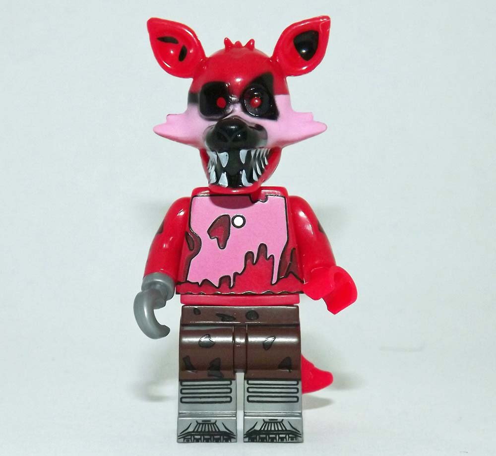 Foxy Five Nights at Freddy's Custom minifigure video game building toy figure