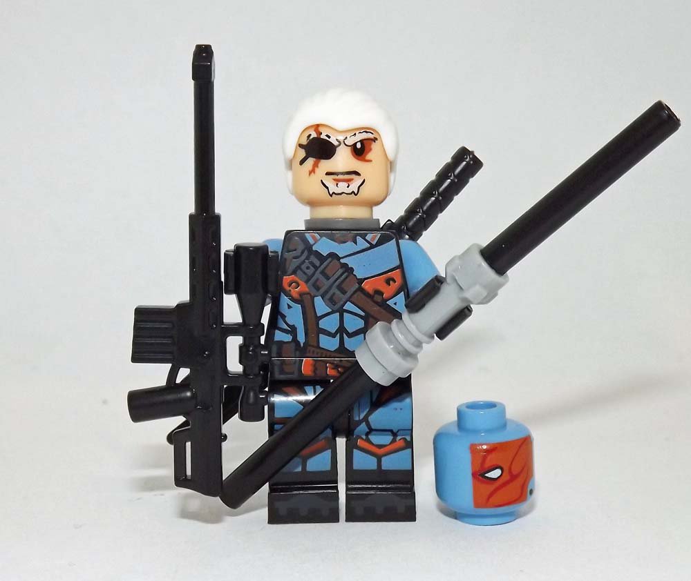 Deathstroke DC Custom minifigure Comic movie building toy figure!!