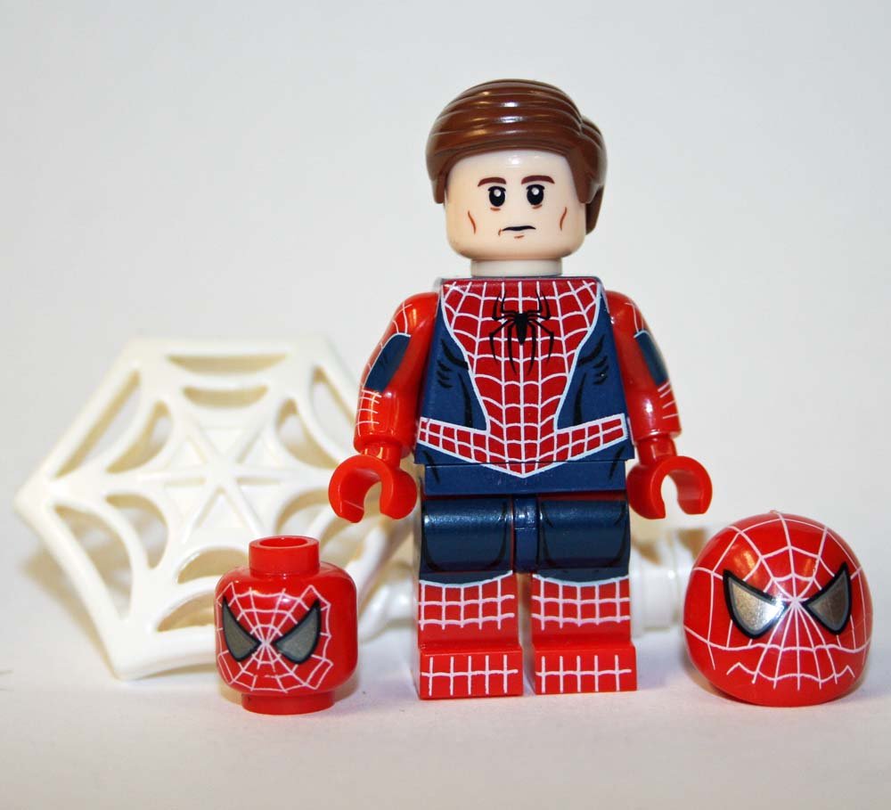 Spider-man Tobey Maguire No Way Home Marvel minifigure movie building ...