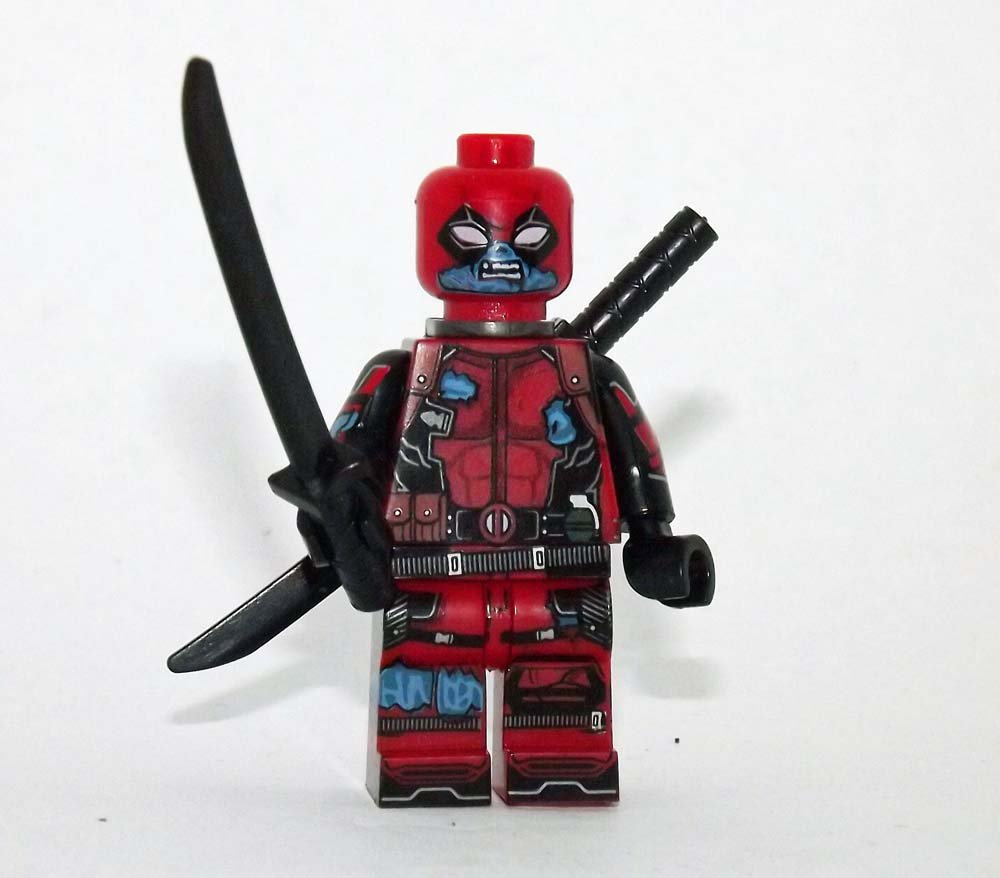 Zombie Deadpool  Marvel Custom minifigure movie version building toy figure