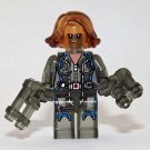 Clear Black Widow Avengers movie Marvel Custom minifigure movie building toy figur!