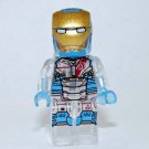 Clear Iron-Man Avengers movie Marvel Custom minifigure movie building toy figur!