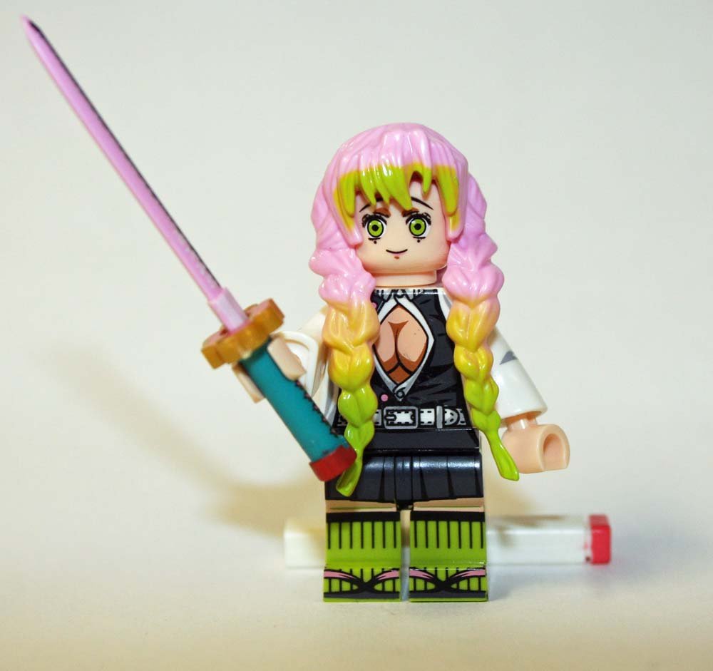 Kanroji Mitsuri Demon Slayer minifigure movie building Cartoon anime TV Show toy figure