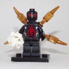 Spider-man PS4 Black suit  Spider-Verse  Marvel Custom minifigure movie building toy figure