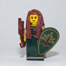 Female Archer  warrior knight r LOTR Custom minifigure movie Lord Rings building toy figure