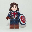 Captain Peggy Carter Marvel Custom minifigure movie building toy figure!