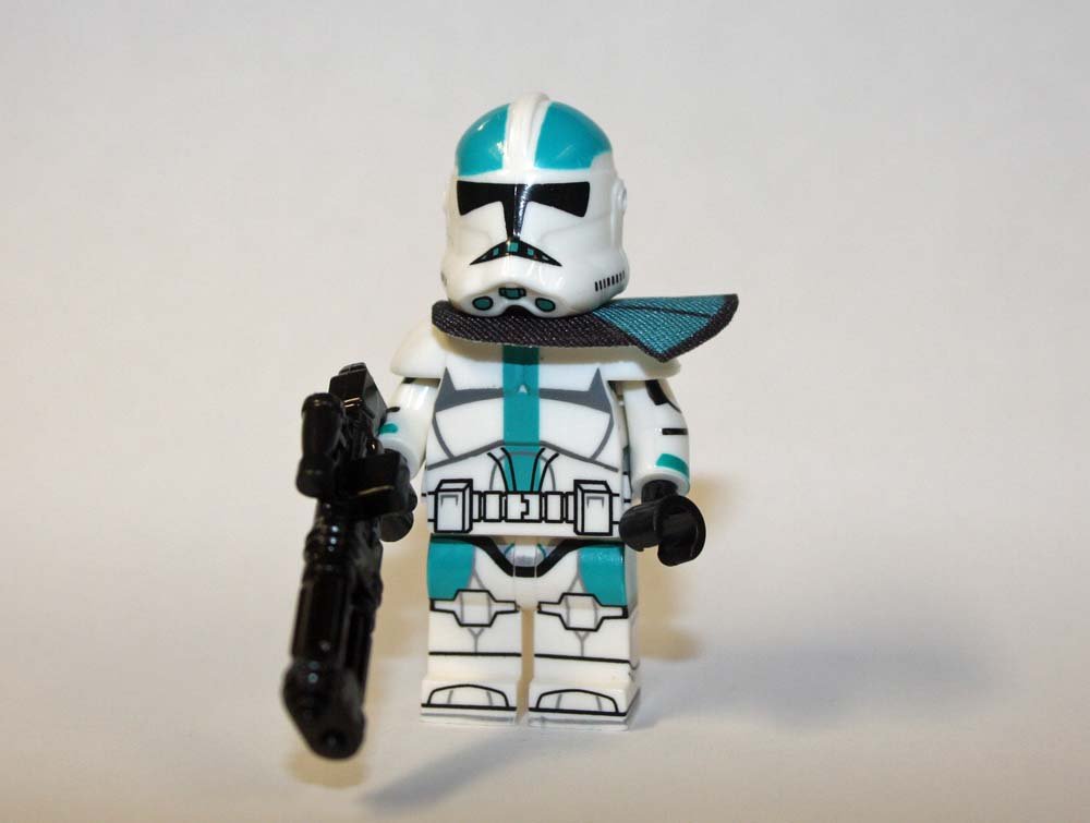 Howzer Black Bad Batch Clone Trooper Star Wars Custom minifigure movie building toy figure