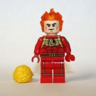 Human Torch SHIELD Marvel Comic minifigure movie building toy figure