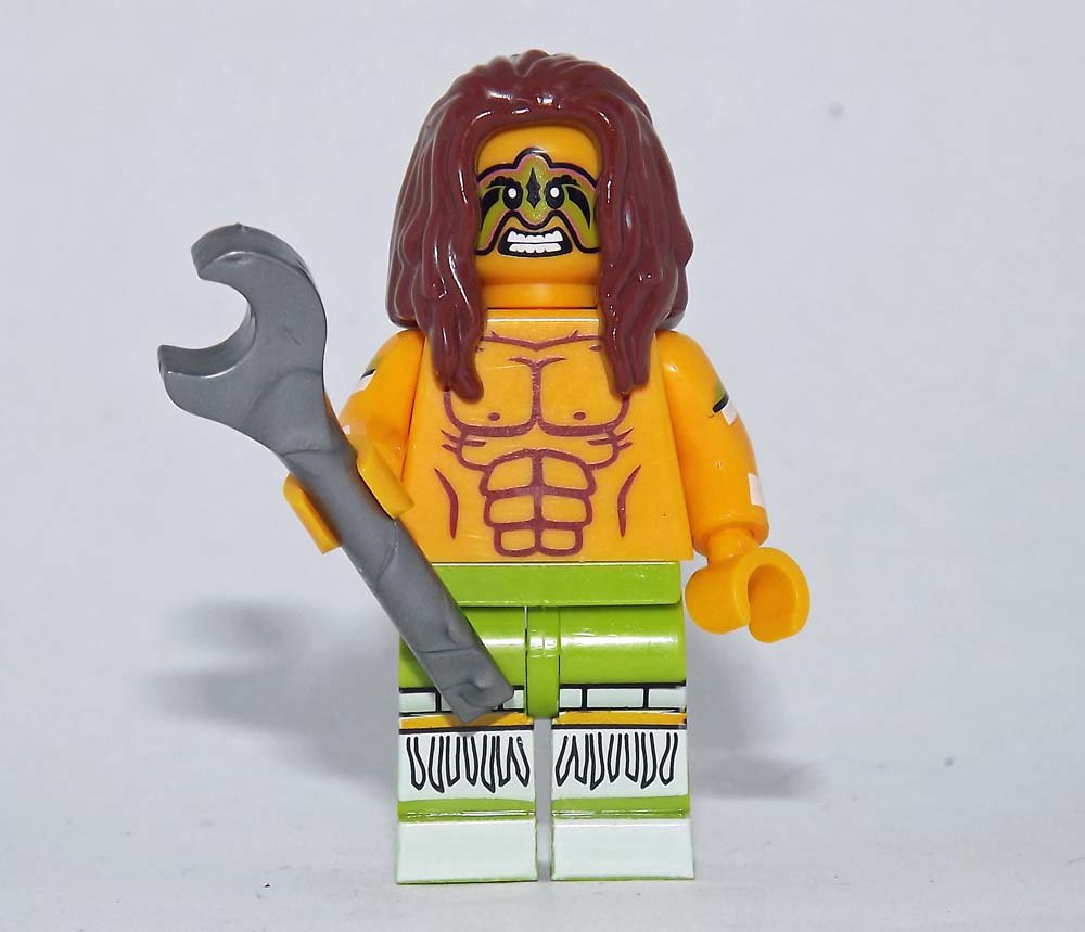 Ultimate Warrior WWE WWF wrestler minifigure building toy figure! wrestling
