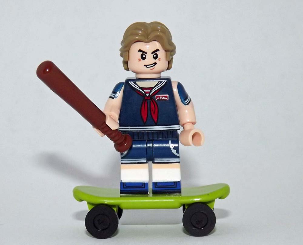 Steve Harrington minifigure Stranger Things tv show horror movie building toy figure
