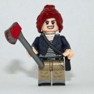 Zombie vampire Hunter  girlCustom minifigure horror movie building halloween toy figure
